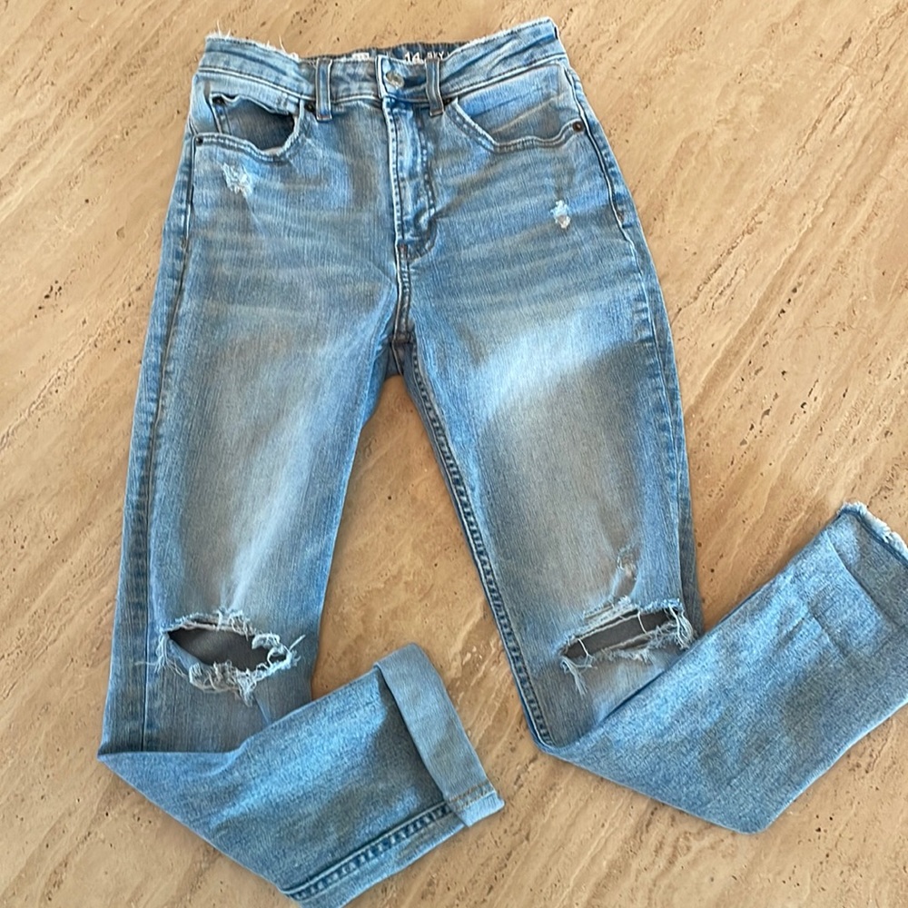 Gap high waist skinny jean size 14